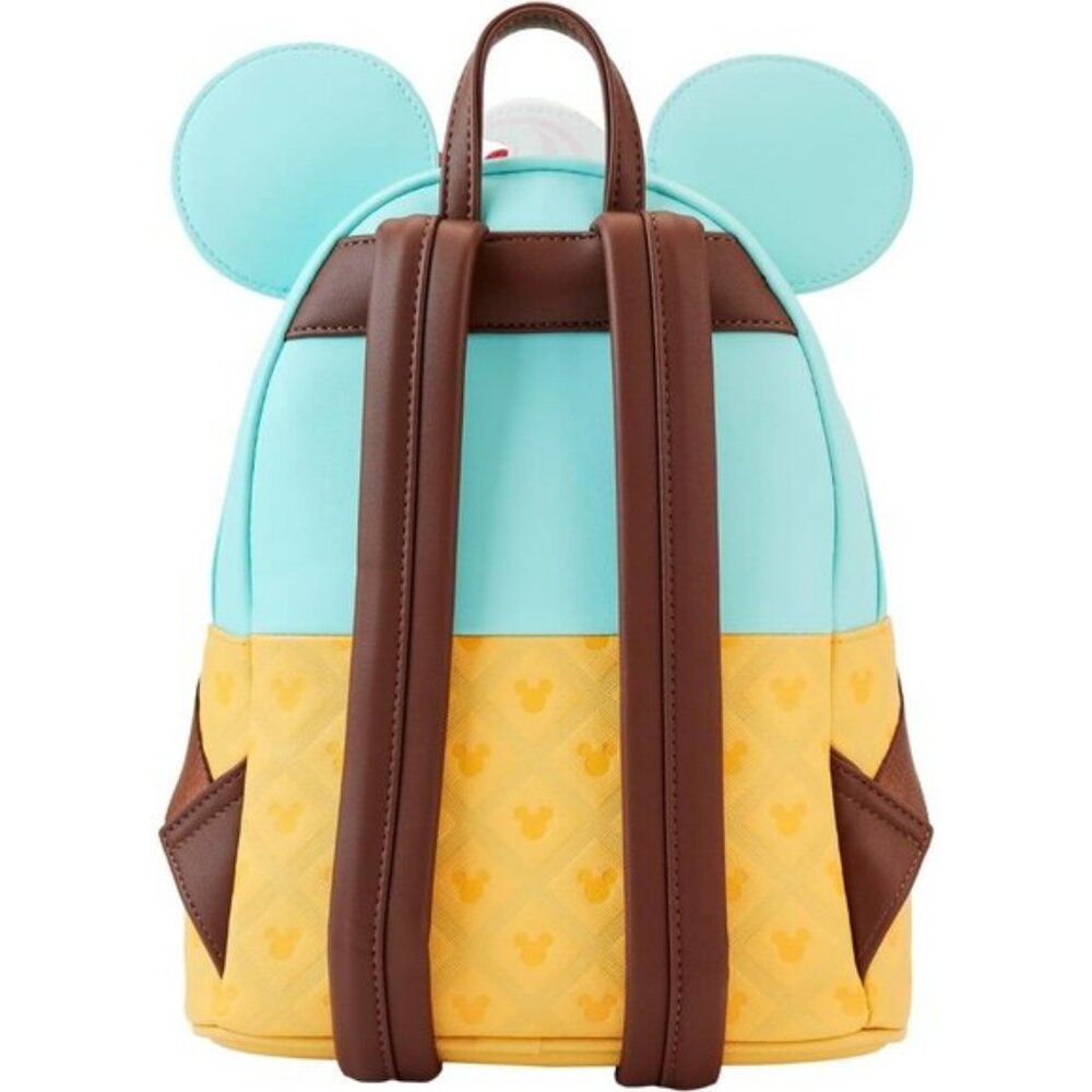 🆕Loungefly Women Disney Mickey and Minnie Mouse Sweets Ice Cream Mini Backpack - Picture 10 of 10
